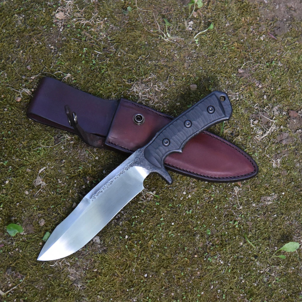 Heavy Field Knife with Black G-10